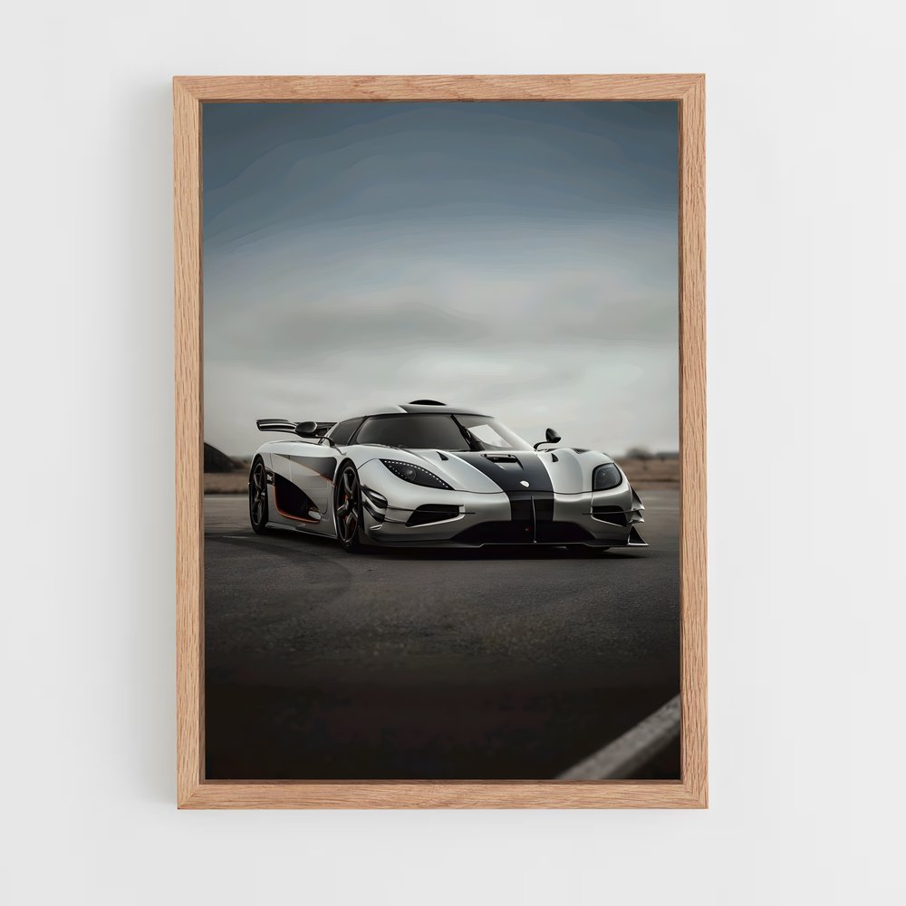 Poster Vitesse élégance esthétisme – affiche Koenigsegg (vue 4)
